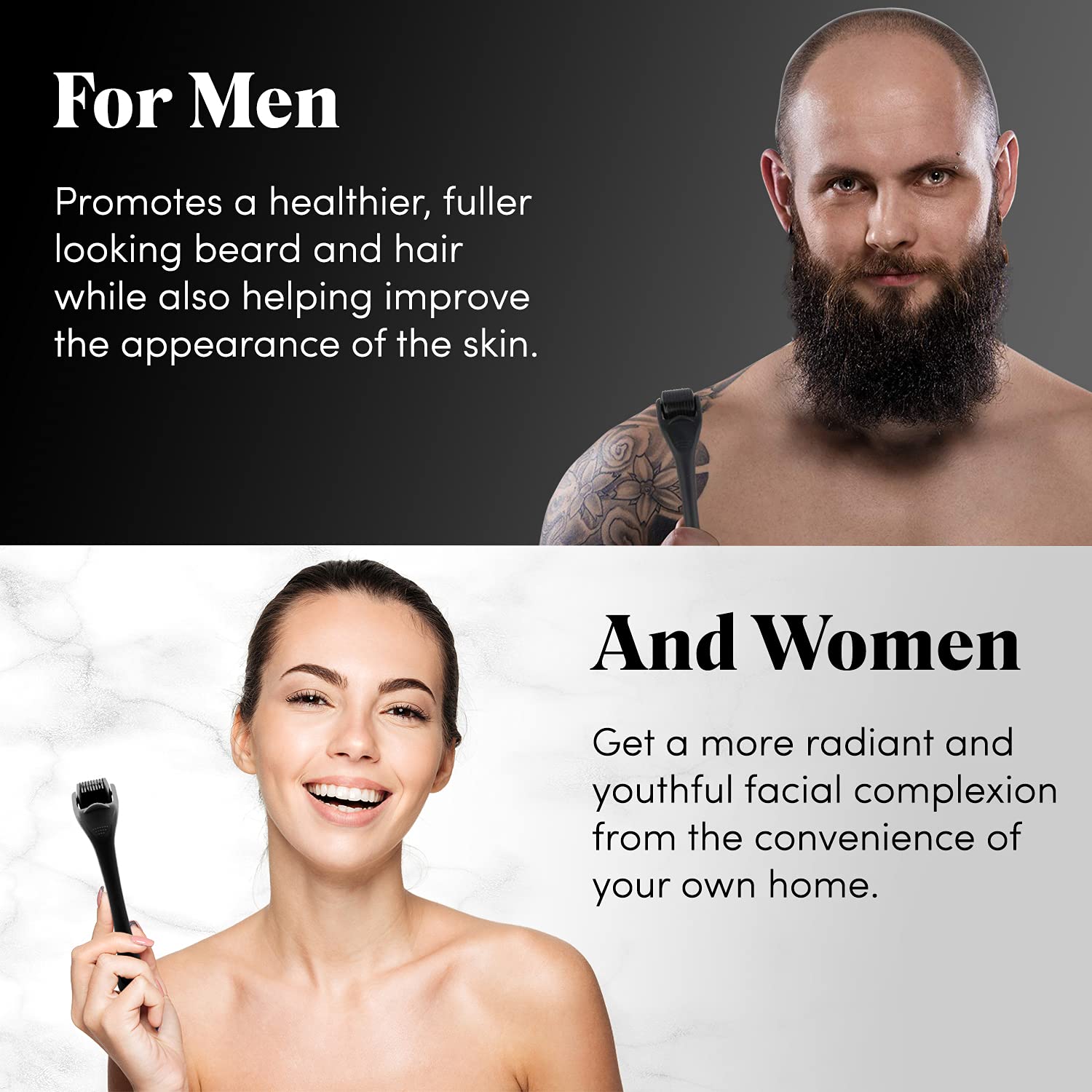 Rullo Derma per pelle, barba e - Derma Roller 0.25 recensione e prezzo